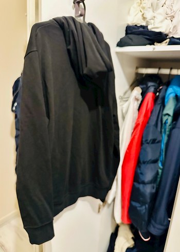 Karl Lagerfeld Kapüşonlu Siyah Sweatshirt - Görsel 5