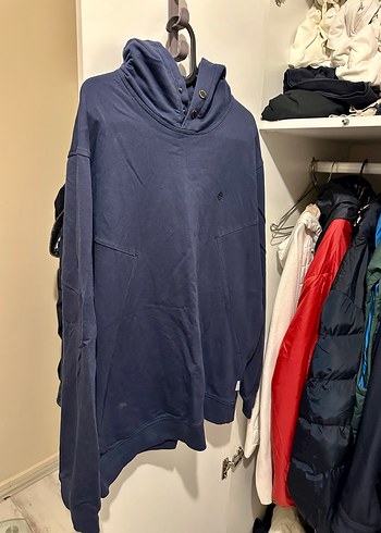 BEYMEN Düğmeli Lacivert Erkek Polar Sweatshirt - Görsel 2