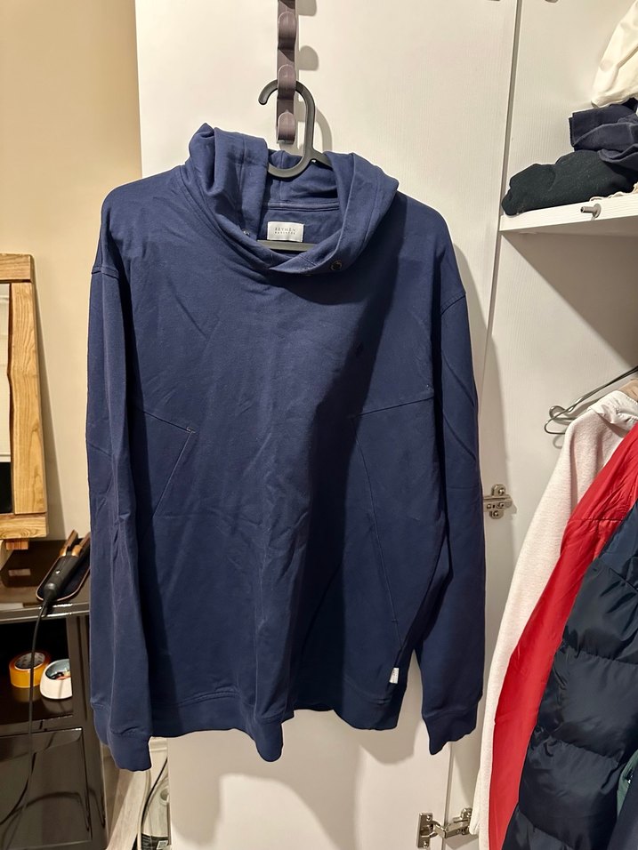 BEYMEN Düğmeli Lacivert Erkek Polar Sweatshirt - Görsel 5