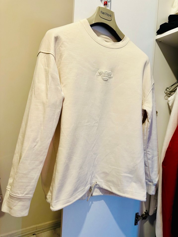 Emporia Armani Beyaz Sweatshirt - Görsel 4