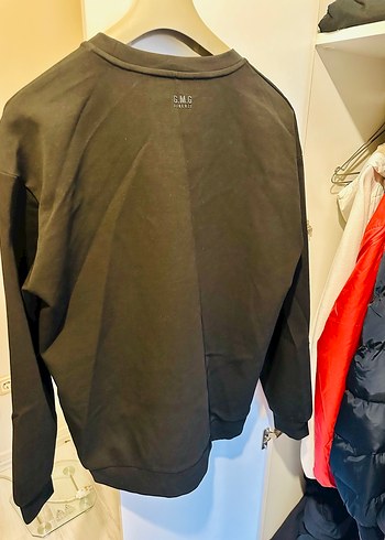 GMG FIRENZE Erkek Siyah Rahat Kesim Sweatshirt - Görsel 7