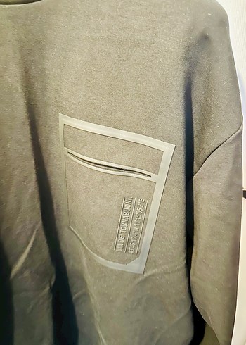 GMG FIRENZE Erkek Siyah Rahat Kesim Sweatshirt - Görsel 3