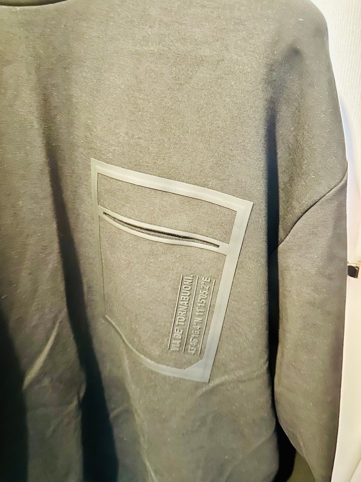 GMG FIRENZE Erkek Siyah Rahat Kesim Sweatshirt - Görsel 3