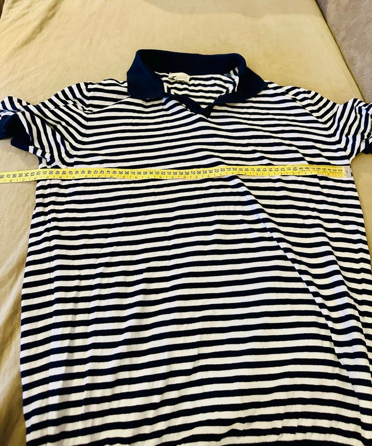 ALTINYILDIZ Erkek Lacivert Çizgili Polo Tişört - Görsel 5