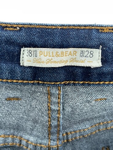 28 Beden lacivert Renk Pull and Bear Jean / Kot %70 İndirimli.
