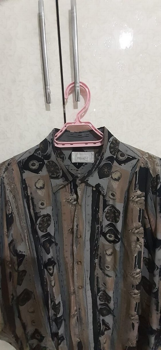 Bohem Uzun Kollu Bağlama Desenli Gömlek - Görsel 2