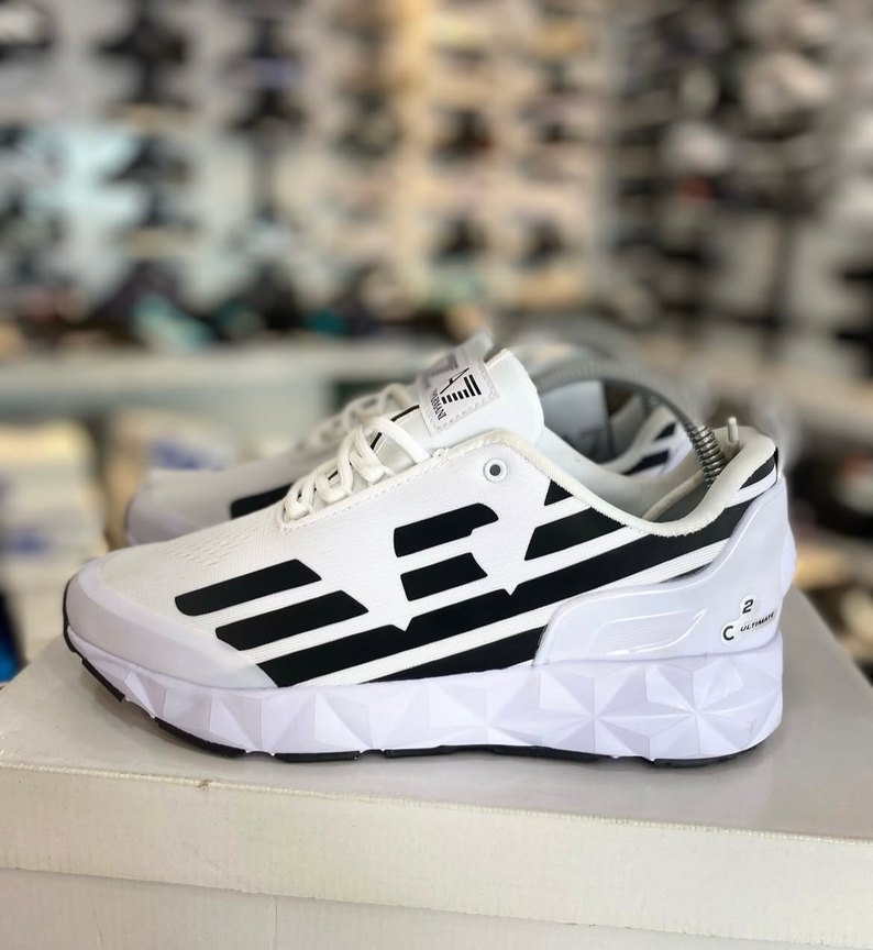 Beyaz Bağcıklı Erkek Spor Ayakkabı - Görsel 2