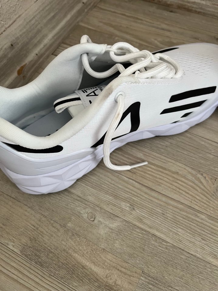 Beyaz Bağcıklı Erkek Spor Ayakkabı - Görsel 4