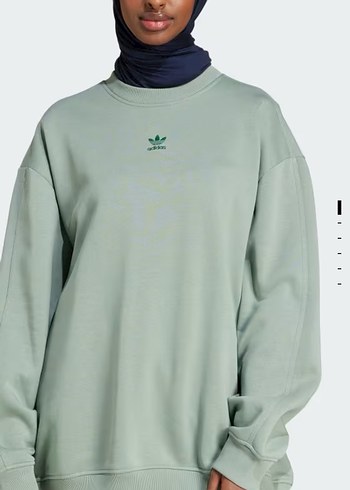 Adidas Kadın Yeşil Basic Sweatshirt