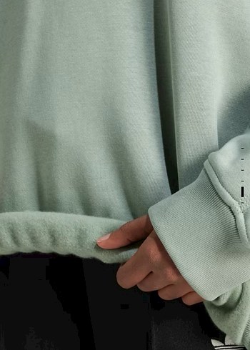 m Beden Adidas Kadın Yeşil Basic Sweatshirt