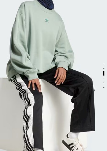 m Beden yeşil Renk Adidas Kadın Yeşil Basic Sweatshirt