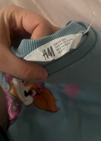 Kız Çocuk Gri Baskılı Eşofman Takımı - Görsel 2