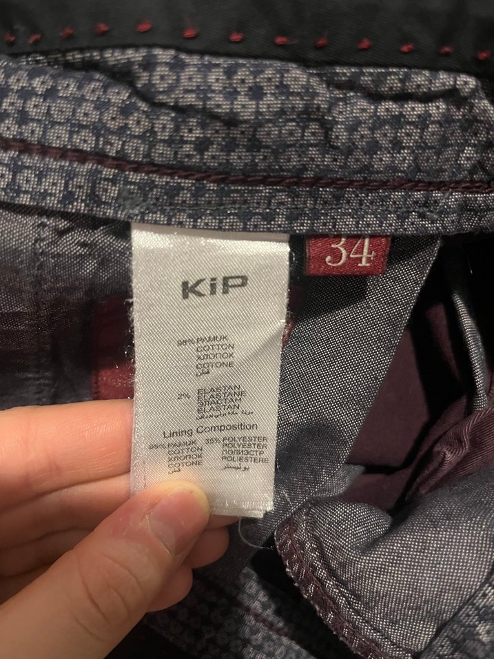 Bordo Regular Fit Erkek Pantolon #kip marka - Görsel 2