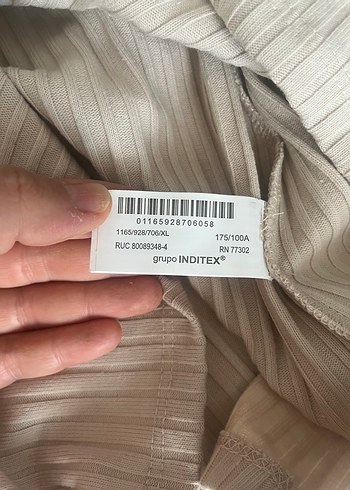 Kemerli Bej Kolsuz Kadın bluz - Görsel 4