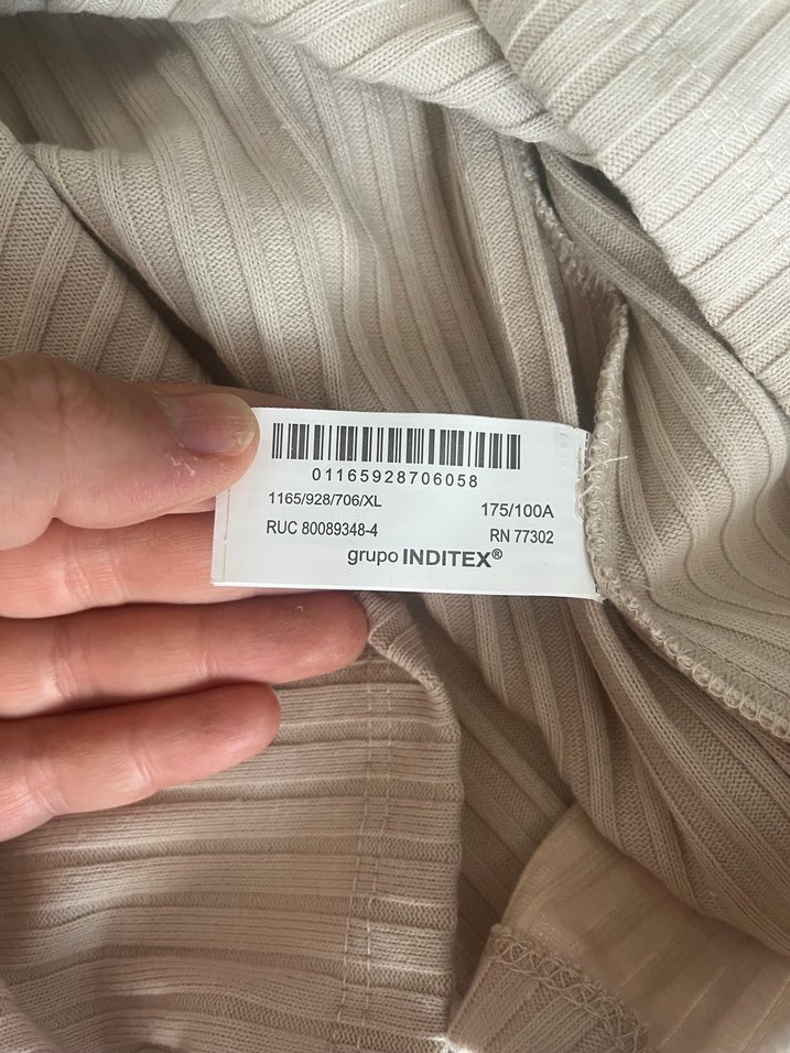 Kemerli Bej Kolsuz Kadın bluz - Görsel 4