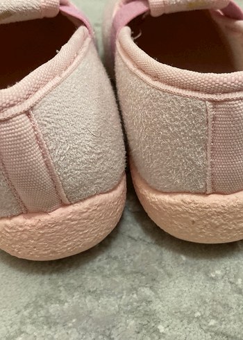 Kızlar için Pembe Nakışlı Sıcak Ev Terliği - Görsel 5