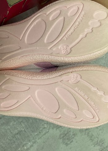 Kızlar için Pembe Nakışlı Sıcak Ev Terliği - Görsel 6