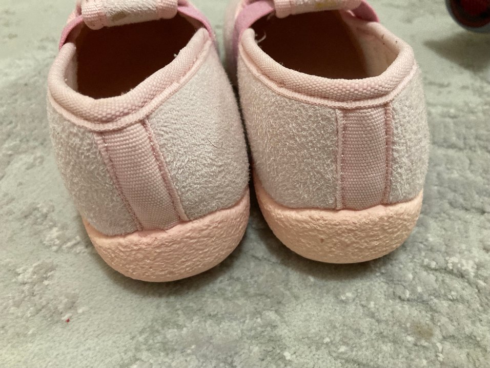 Kızlar için Pembe Nakışlı Sıcak Ev Terliği - Görsel 5