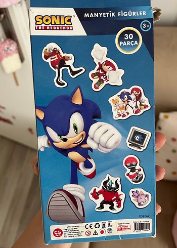 30 Parçalı Mavi Sonic Manyetik Figür Seti - Görsel 2