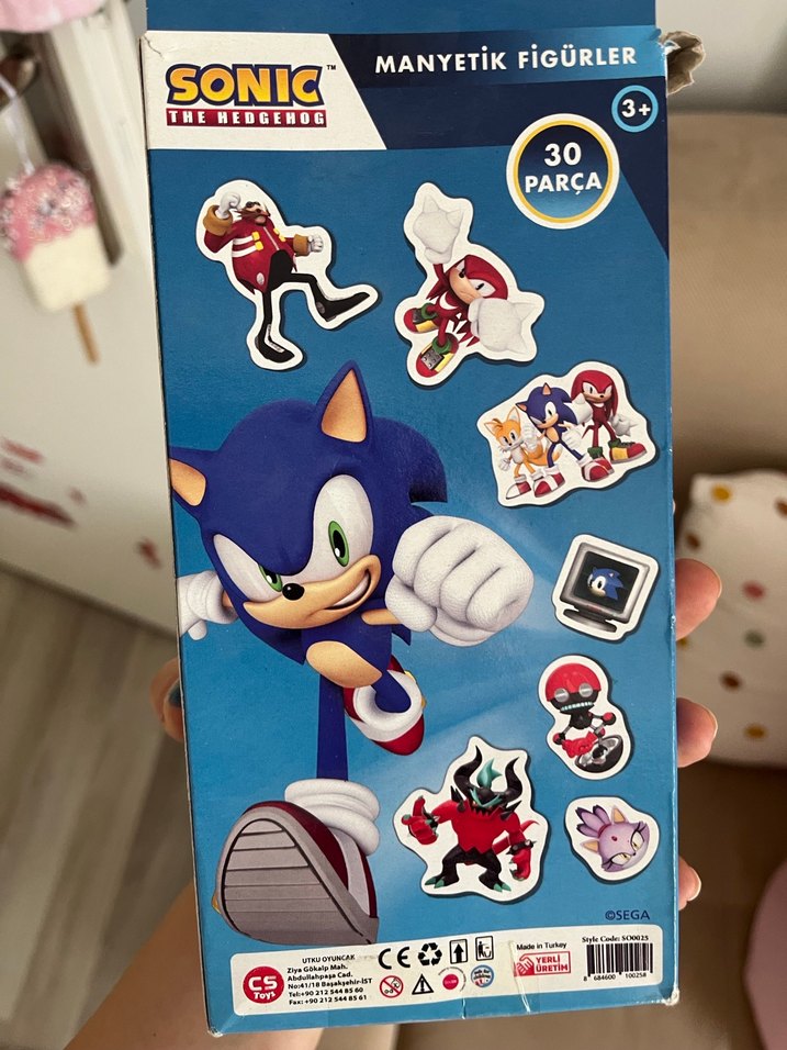 30 Parçalı Mavi Sonic Manyetik Figür Seti - Görsel 2