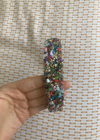 Renkli Boncuklu Bohem Kadın Saç Bandı - Görsel 2