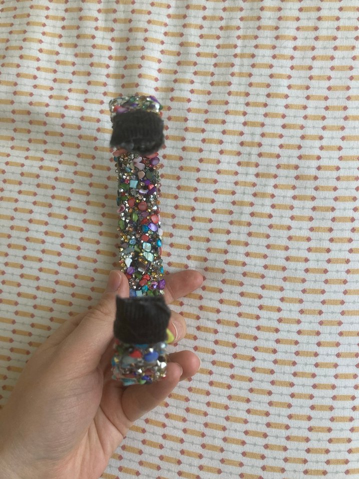 Renkli Boncuklu Bohem Kadın Saç Bandı - Görsel 4