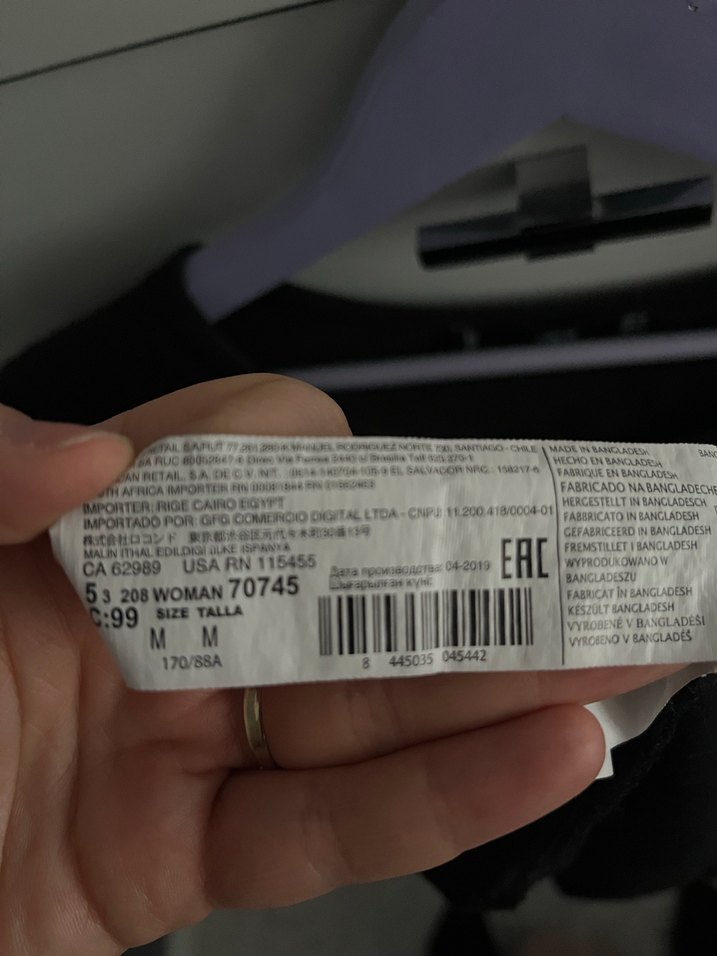 Kadın Siyah Düz Kesim yarim kollu bluz - Görsel 3