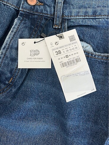 38 Beden lacivert Renk Sıfır viral zara jean