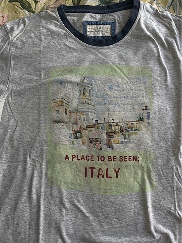 Sorunsuz baskili tshirt