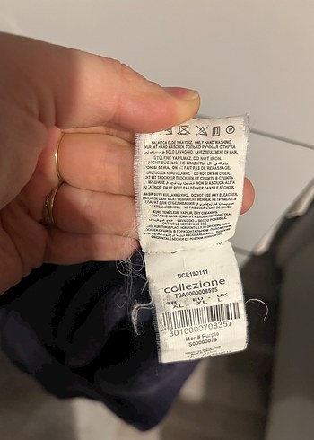 Collezione Erkek mor V Yaka Örgü oversize Kazak