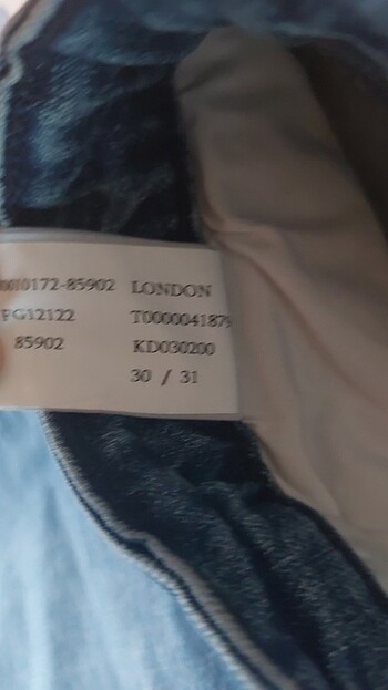 30 Beden Mavi jeans bol pantolon