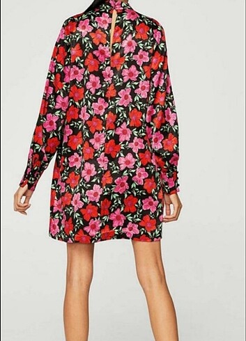 Mango Mango mini elbise saten zara beymen
