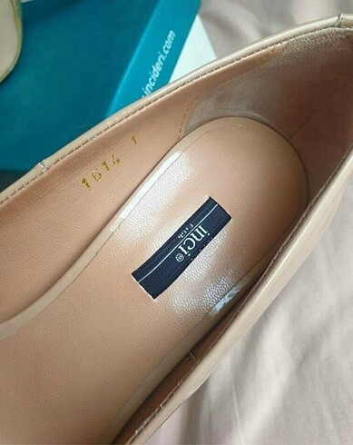 38 Beden İnci deri stiletto topuklu ayakkabı
