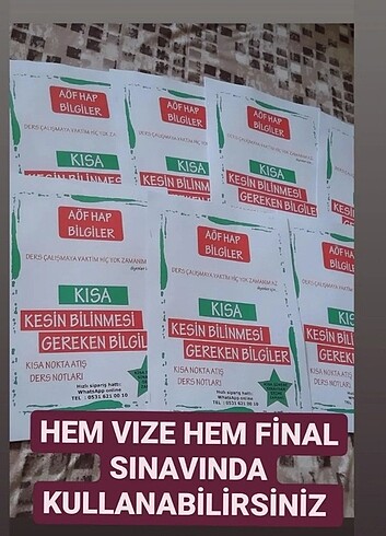 Aöf ders notları