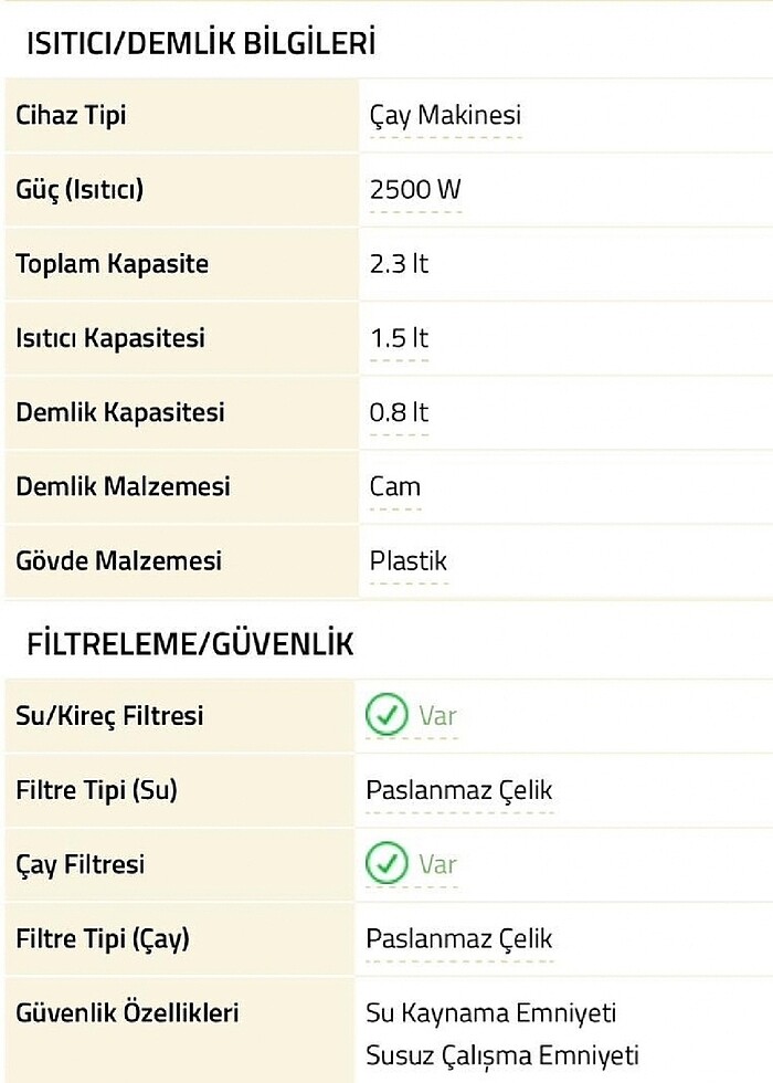 Karaca çayfie - Görsel 3