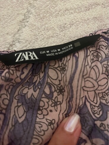 Zara şifon bluz - Görsel 3