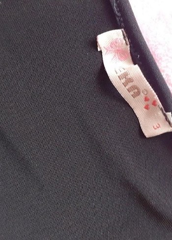 diğer Beden siyah Renk Siyah Fırfırlı V Yaka Gotik Bluz