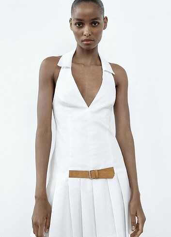 Zara poplin elbise