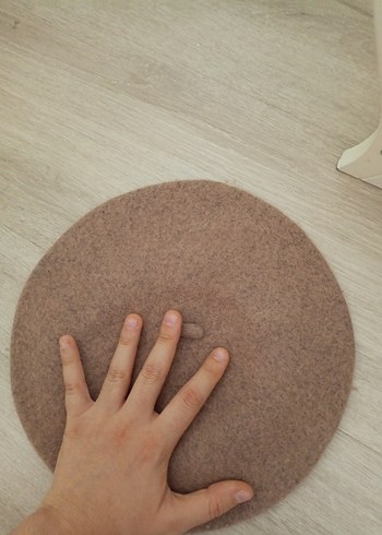 Diğer Bej Kadın keçe Ressam Bere Şapka