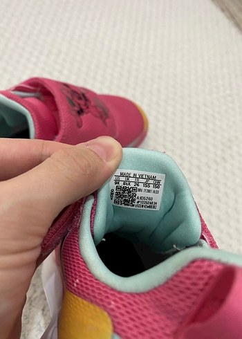 Kız Çocuk orginal Pembe Minnie Baskılı Spor Ayakkabı - Görsel 3