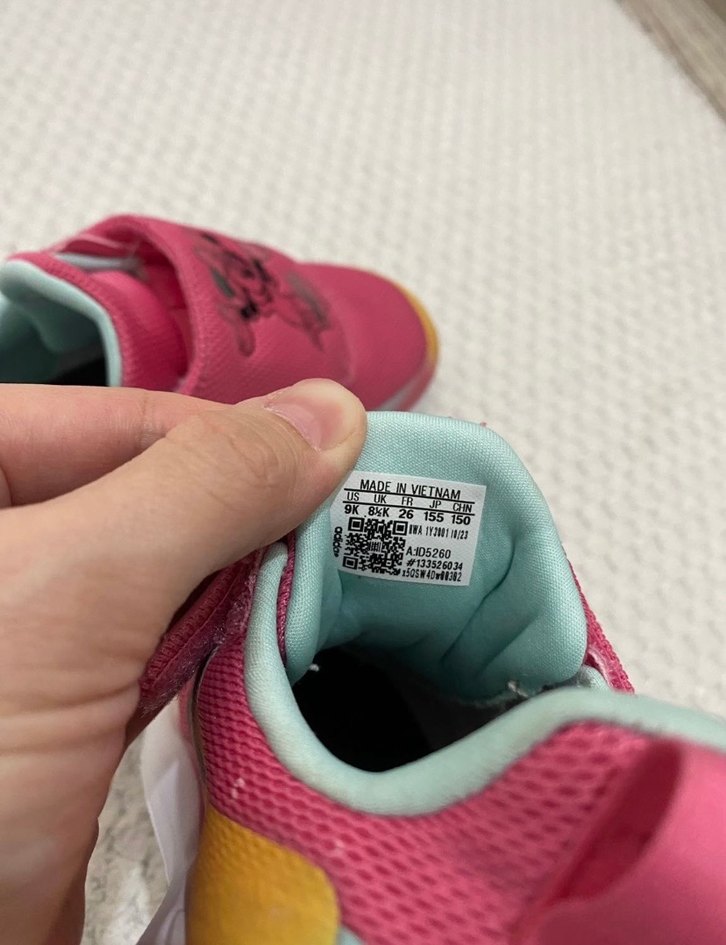 Kız Çocuk orginal Pembe Minnie Baskılı Spor Ayakkabı - Görsel 3