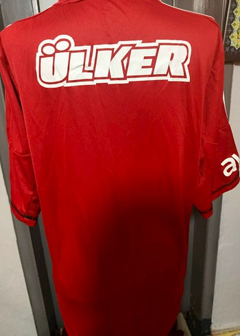 Kırmızı Adidas Kısa Kollu Erkek Spor Forması - Görsel 4