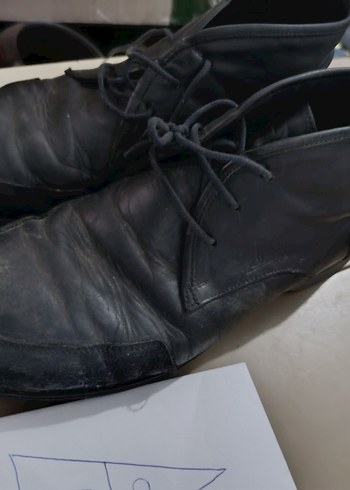 Erkek Siyah Deri kundura - Görsel 2