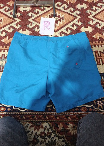 Mavi Bol Kesim Kısa Erkek short - Görsel 3