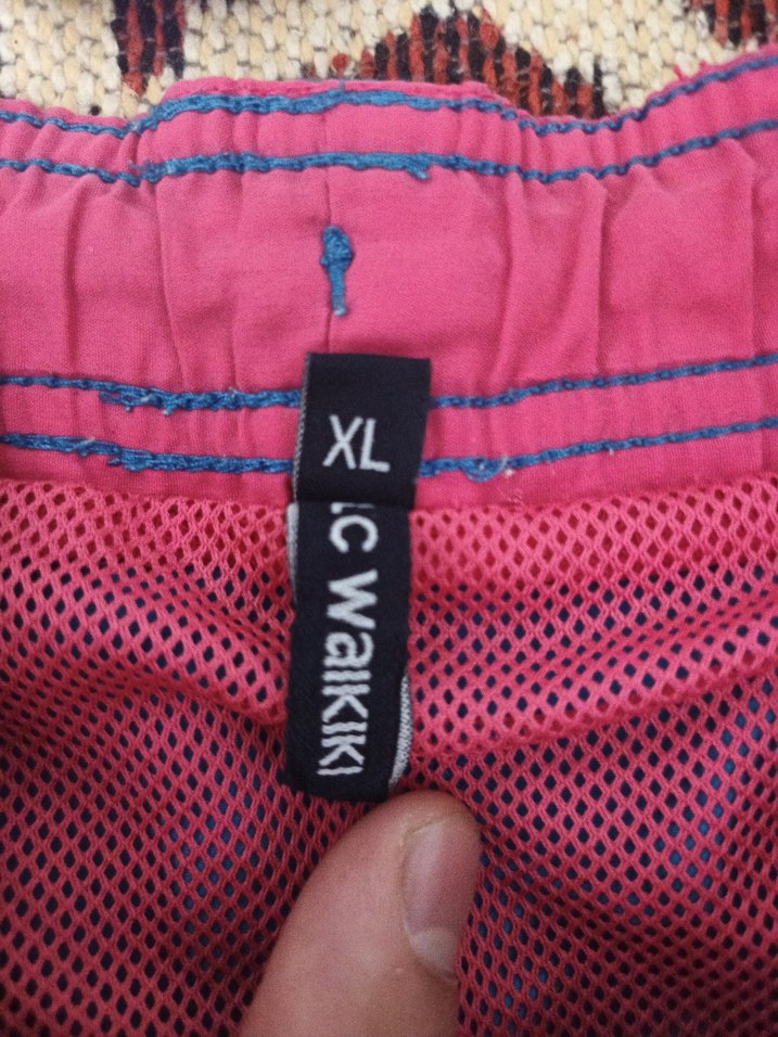 Mavi Bol Kesim Kısa Erkek short - Görsel 2