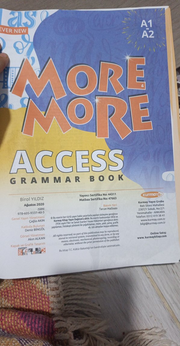 More More Access İngilizce Dilbilgisi Kitabı - Görsel 3