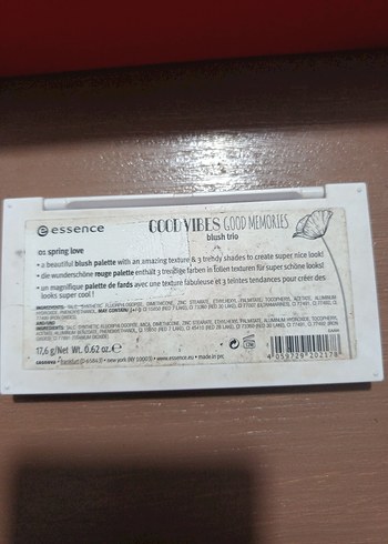 Beyaz LOVE Yazılı Blush Palet - Görsel 2