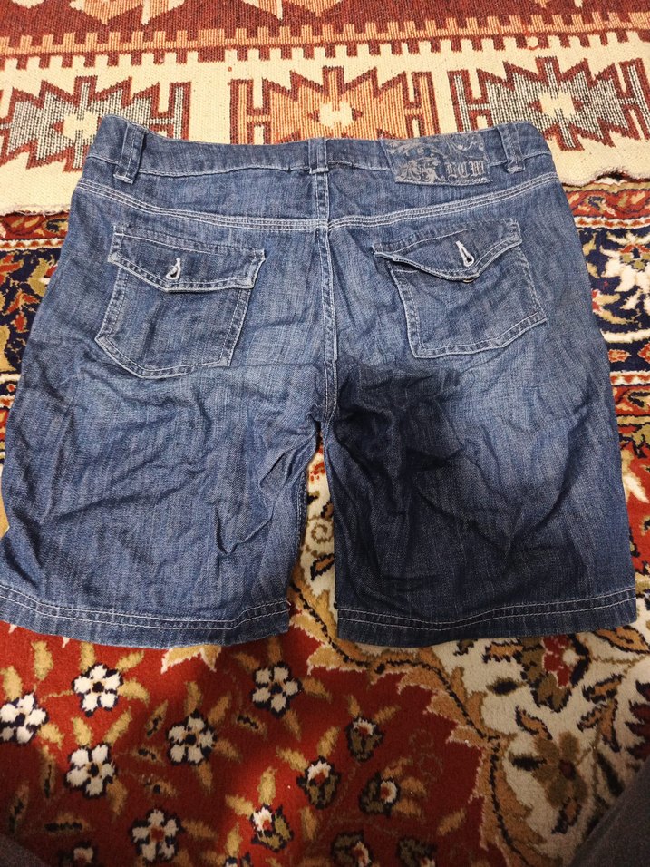 Kadın Mavi Kısa Denim Şort - Görsel 3