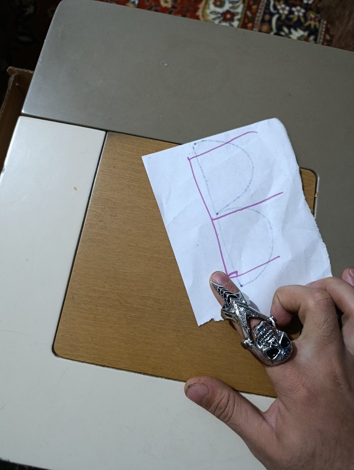 Gri Rock Punk Erkek Yüzük - Görsel 3