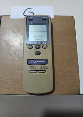 Gri Dijital Uzaktan Kumanda fujı klima - Görsel 2